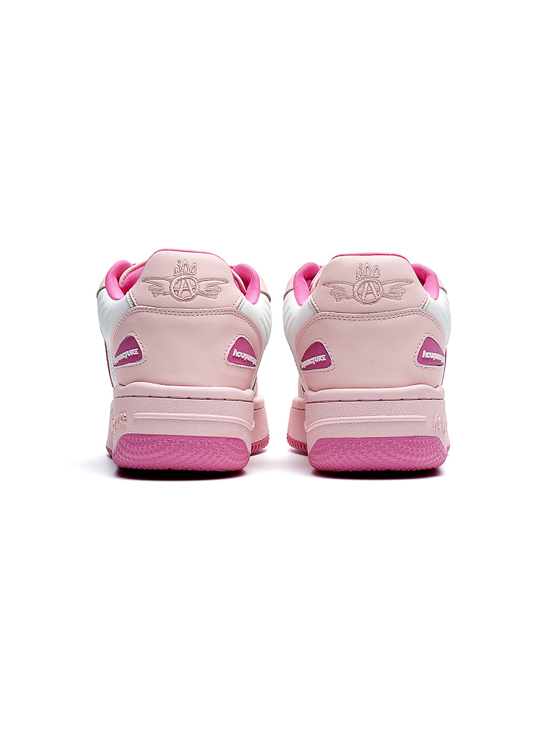 Circle-Logo Colorblock Skate Sneakers