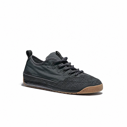 Suede-Panel Air-Cushion Low-Top Sneakers