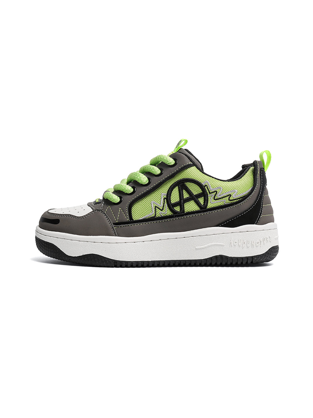 Colorblock Graphic Skate Sneakers