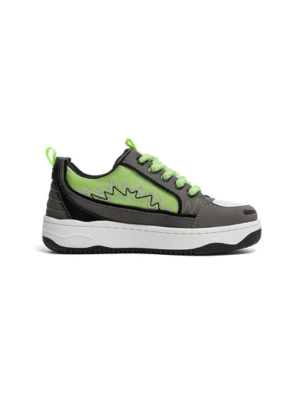 Colorblock Graphic Skate Sneakers