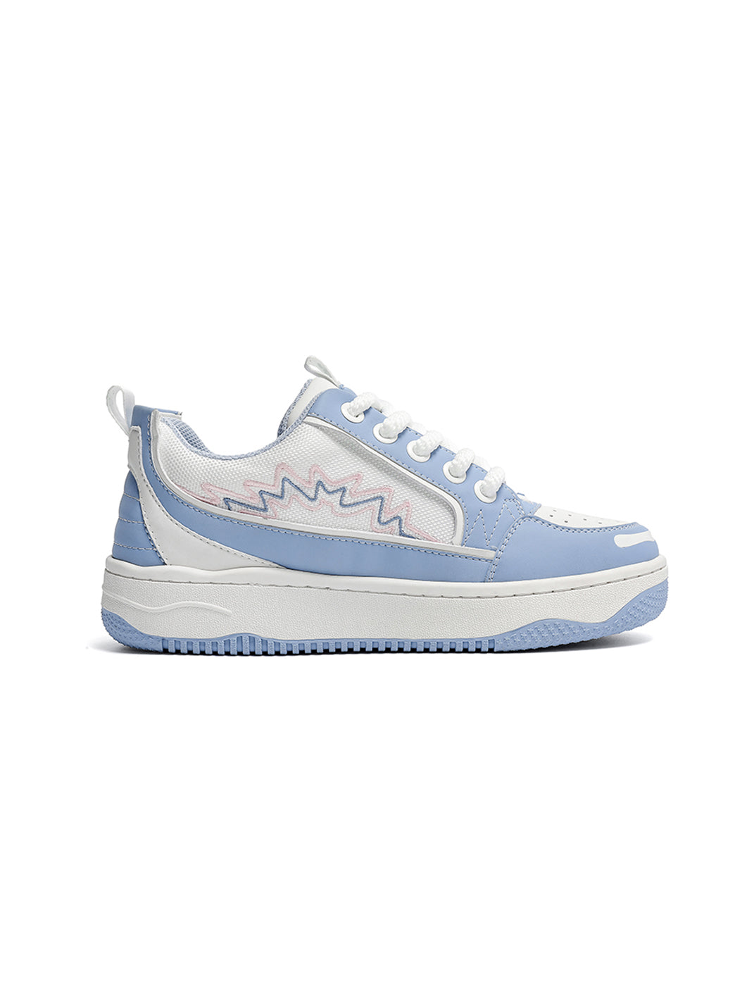 Colorblock Graphic Skate Sneakers