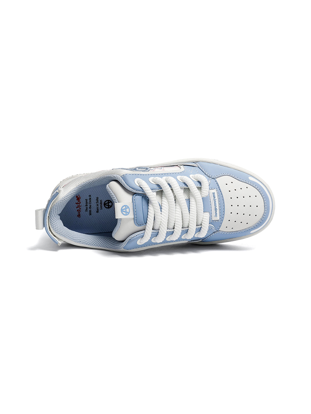 Colorblock Graphic Skate Sneakers