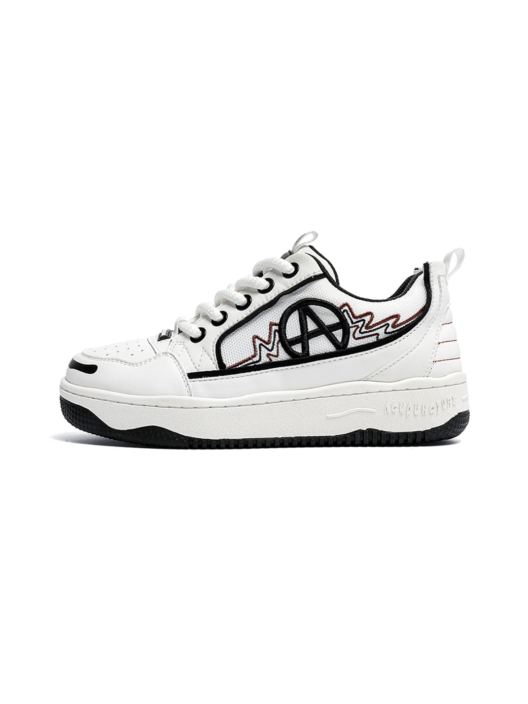 Colorblock Graphic Skate Sneakers