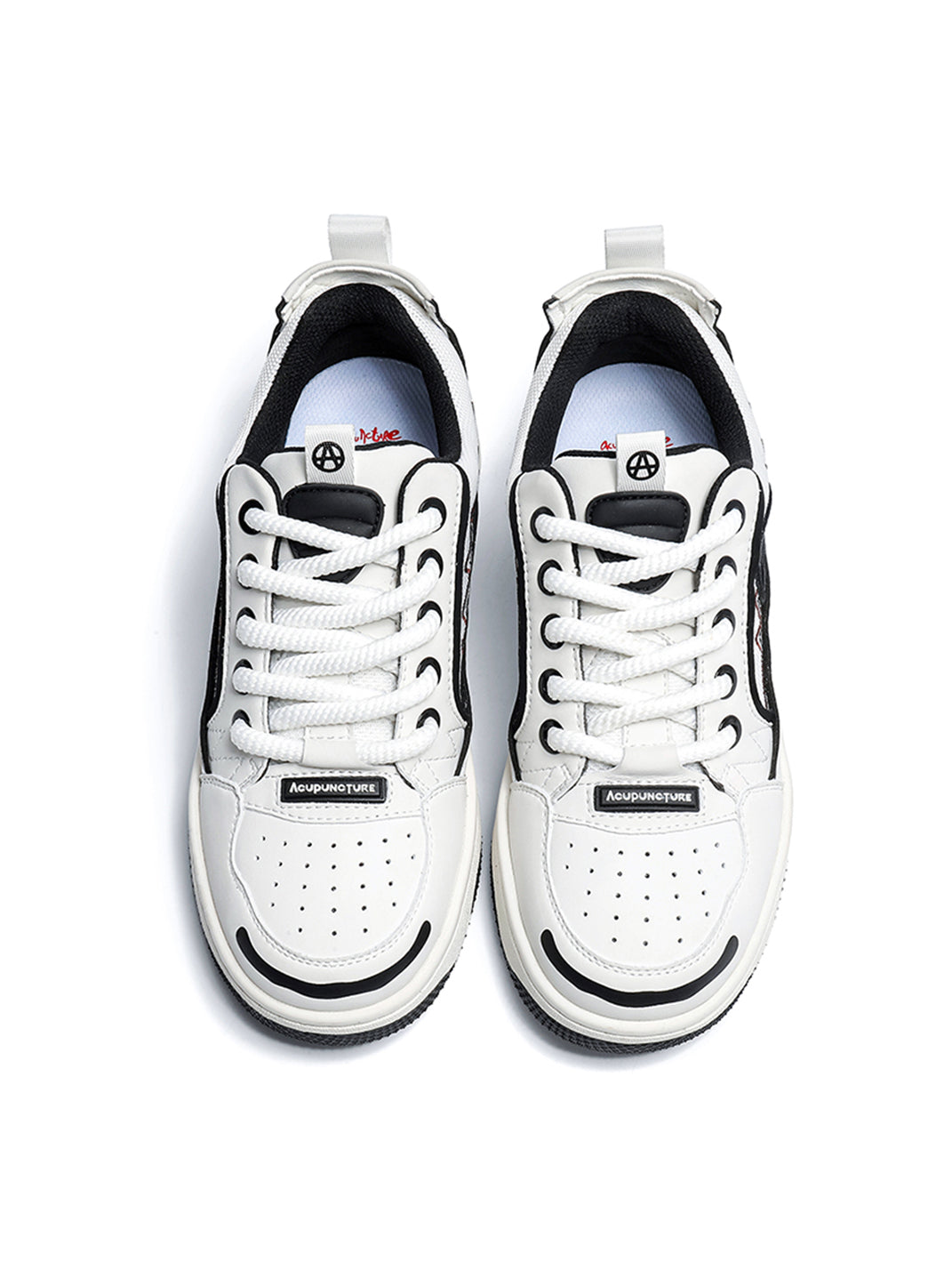 Colorblock Graphic Skate Sneakers