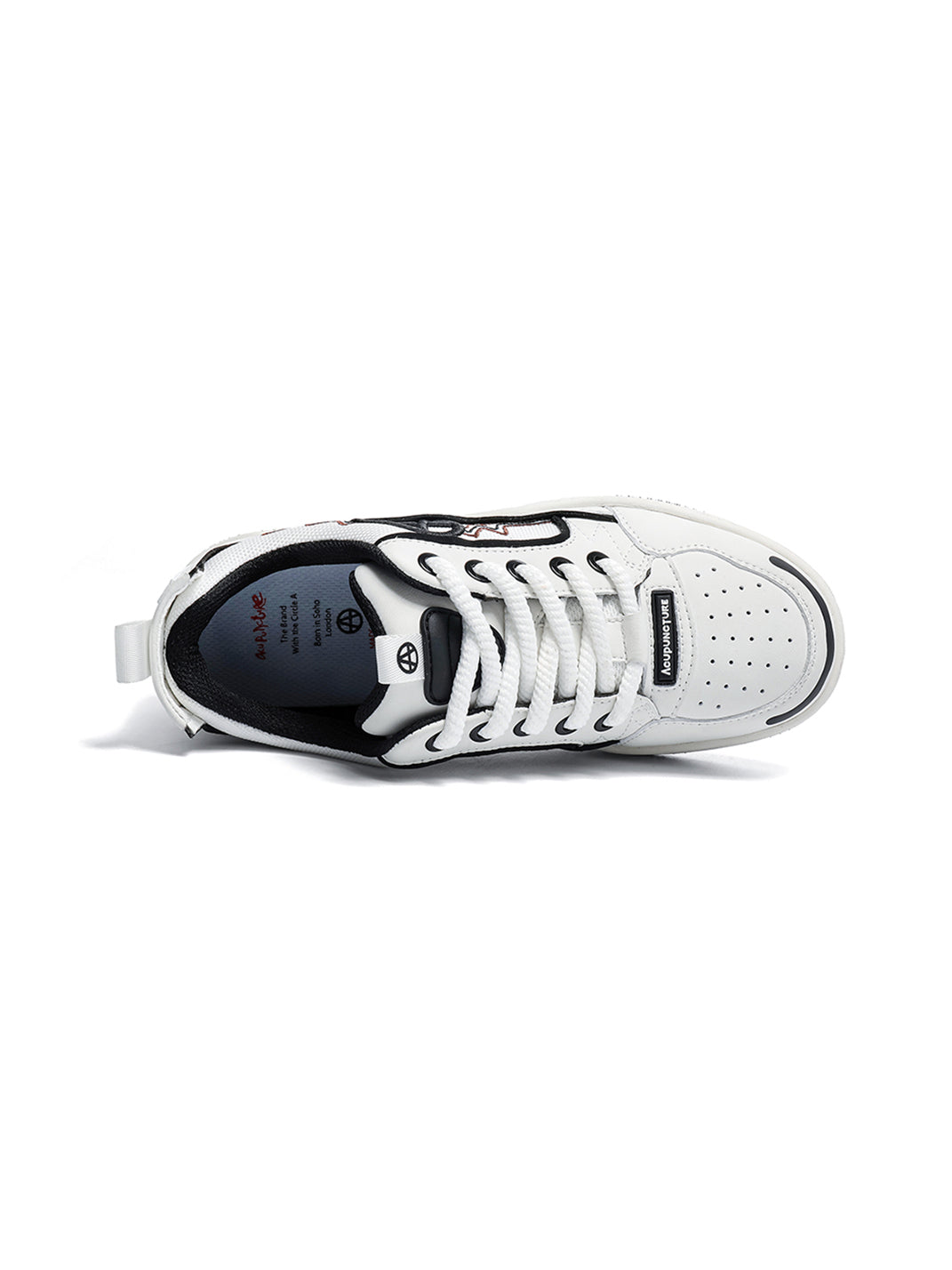 Colorblock Graphic Skate Sneakers
