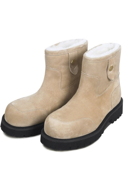 Fleece Suede Snow Boots