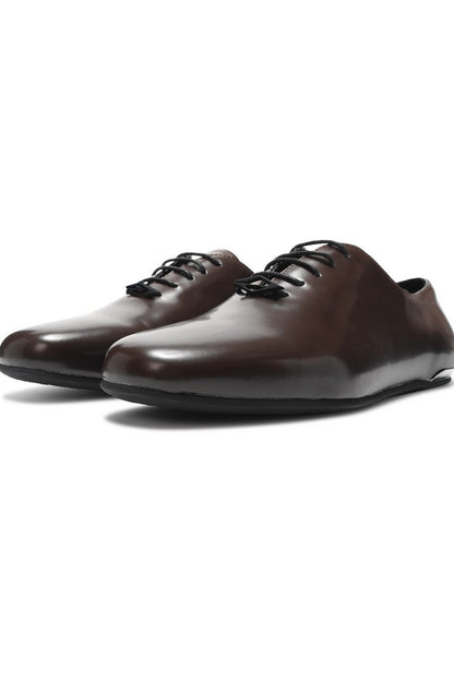 Metallic Leather Oxfords