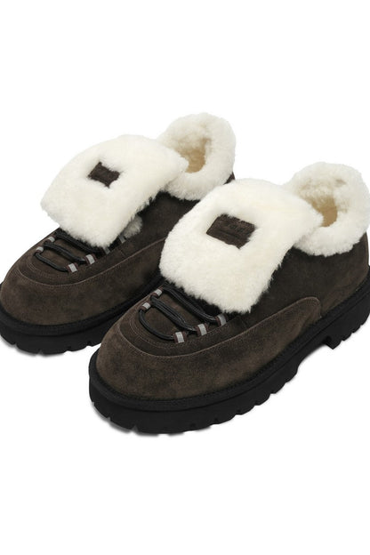Fleece Low Snow Boots