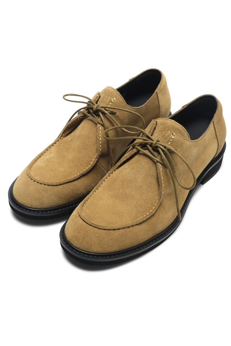 Suede Moc Derby Shoes
