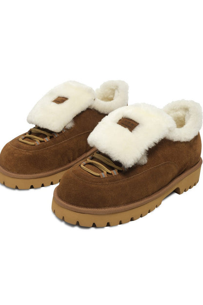 Fleece Low Snow Boots