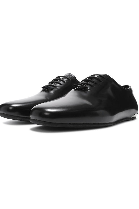 Metallic Leather Oxfords