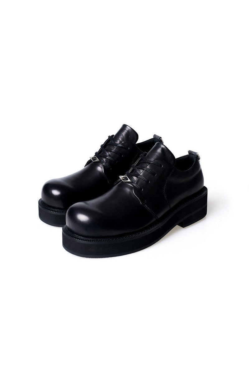 Chunky Round Derby Shoes