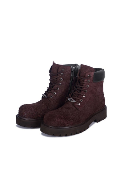 Destroyed Leather Work Boots