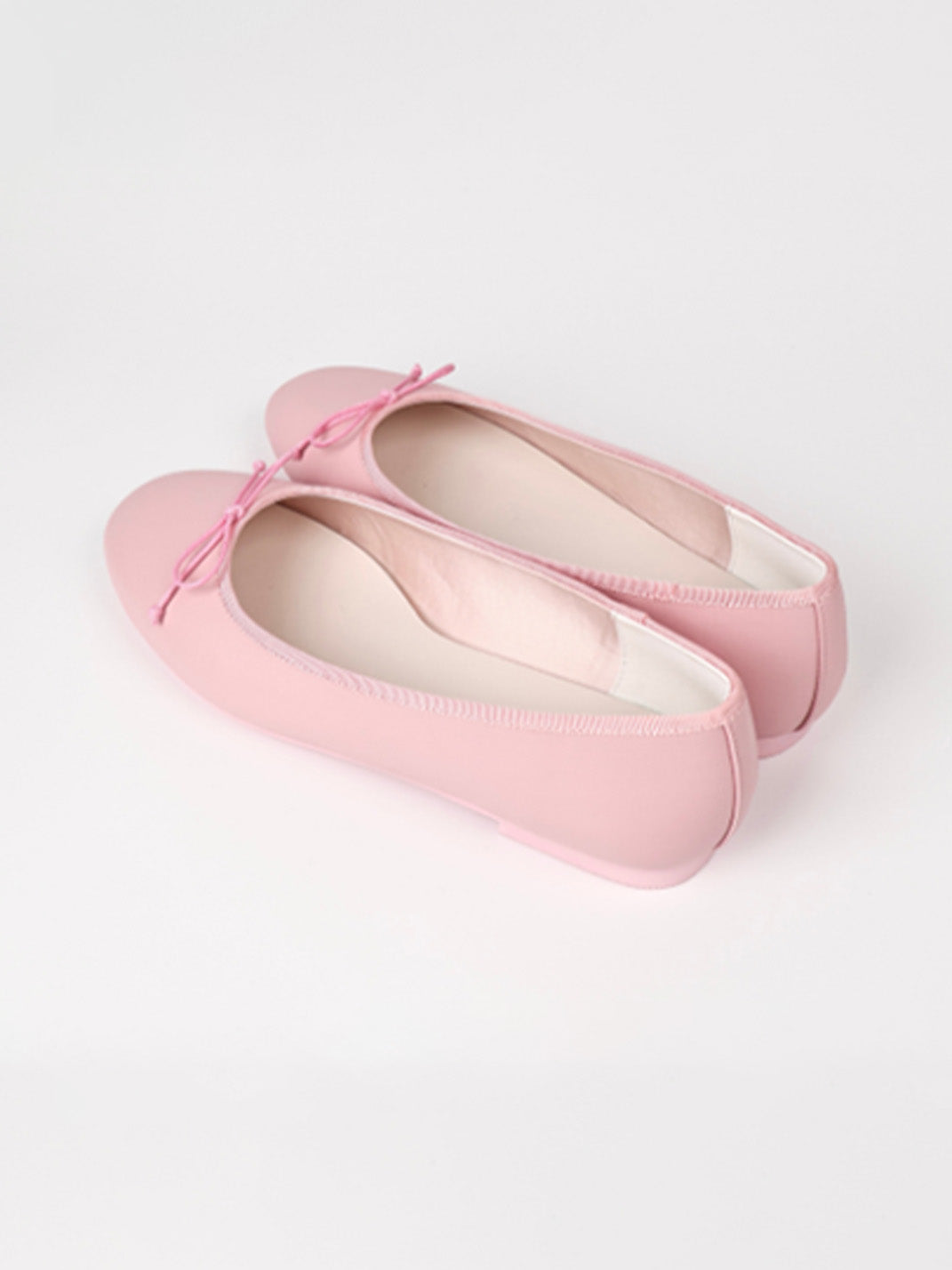 Pastel Bow Low-Profile Ballet Flats