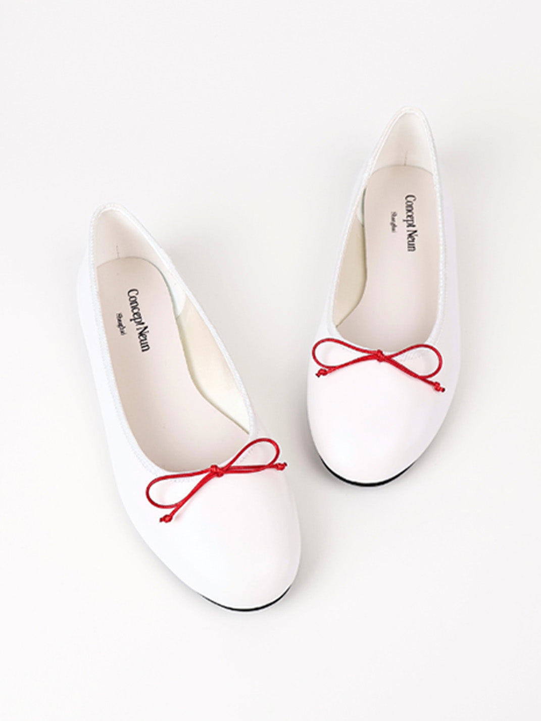 Pastel Bow Low-Profile Ballet Flats