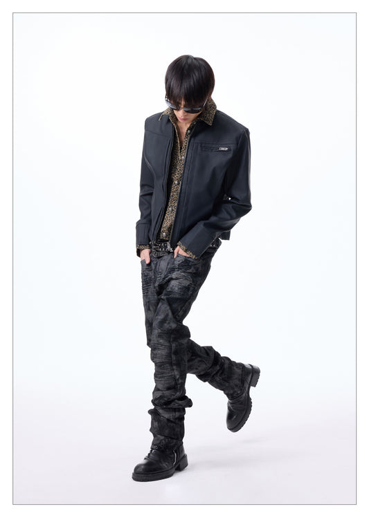 Glitter Skinny Slim Fit Black Jeans