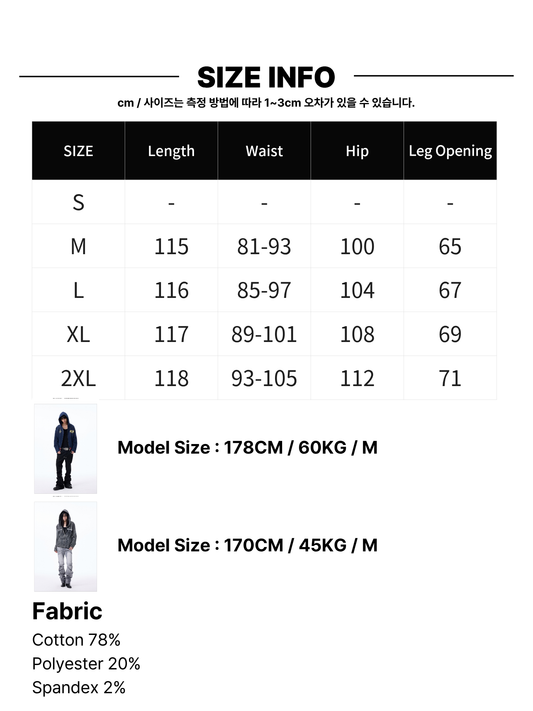 Raw Denim Flare Pants