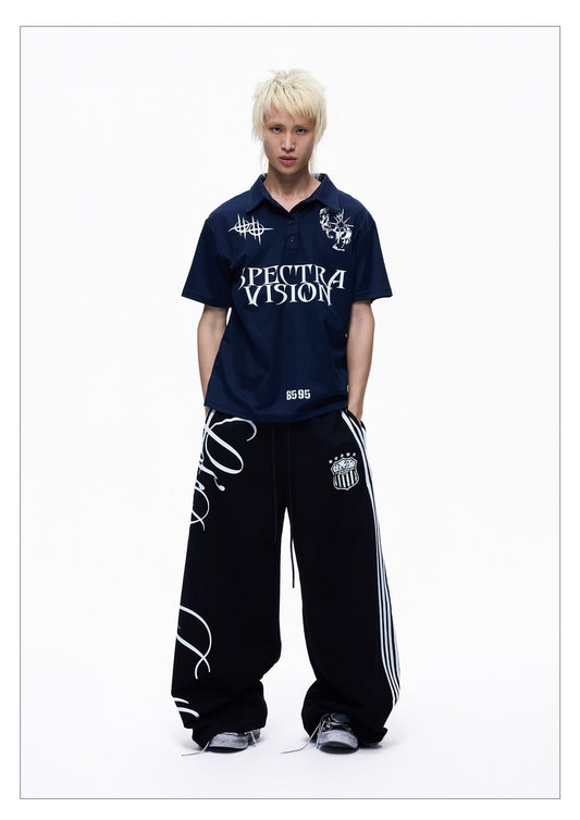 Striped Webbing Sweatpants