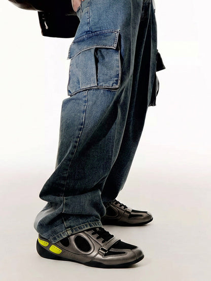 Retro Colorblock Low-Profile Sneakers