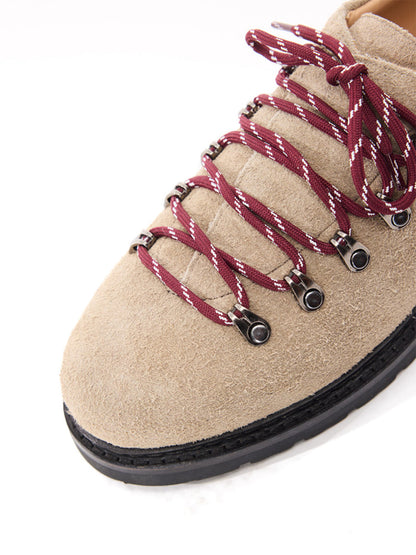Sand Suede Hiking-Lace Derby Shoes