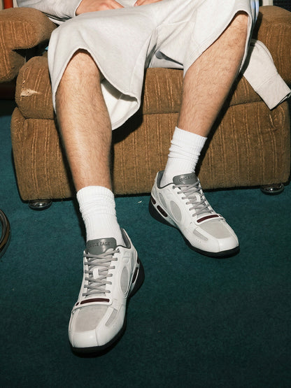Perforated Retro Sport Sneakers