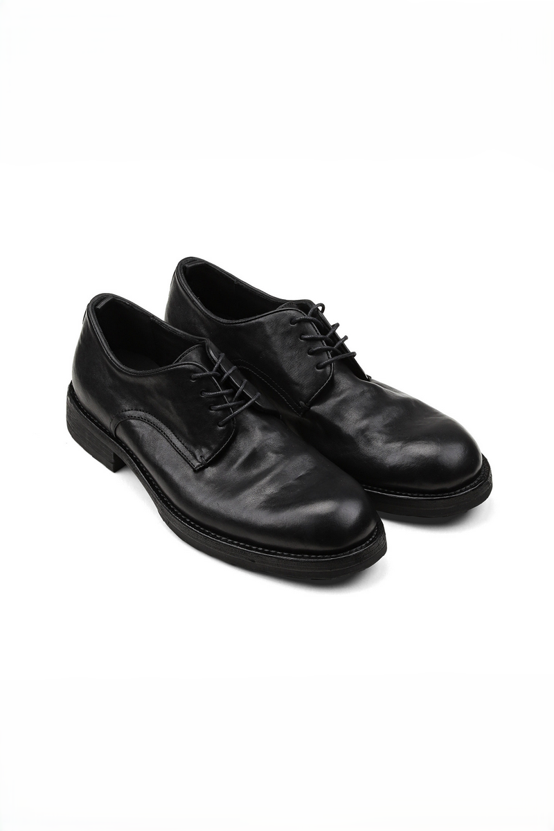 Washed Horsehide Loafer Shoes