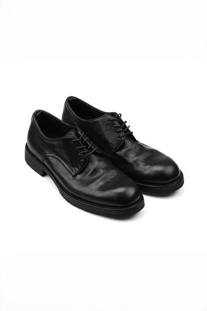 Washed Horsehide Loafer Shoes
