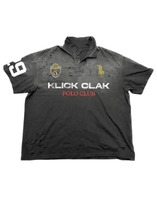 Distressed Polo Tee