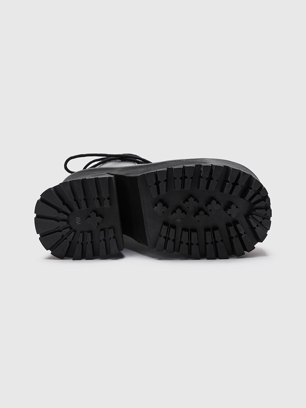 Daisy-Lace Platform Combat Ankle Boots