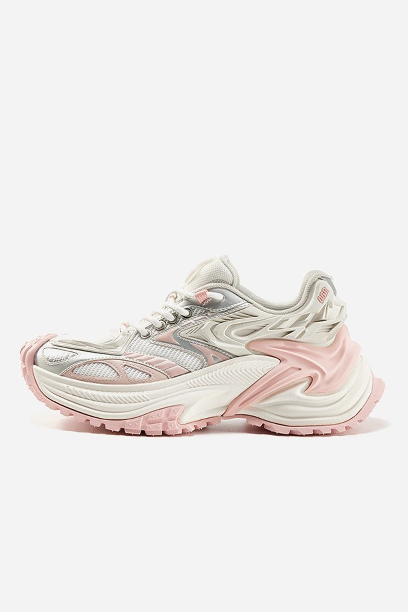 Rattlesnake Series Silver Running Dad Sneakers - EU Only