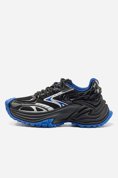 Rattlesnake Series Silver Running Dad Sneakers