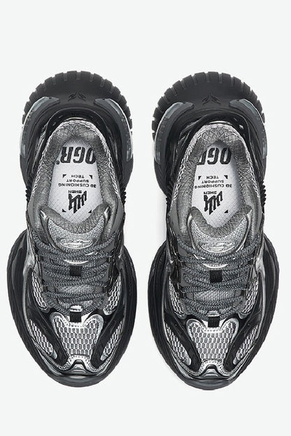 Scorpio Chunky Mesh Platform Sneakers