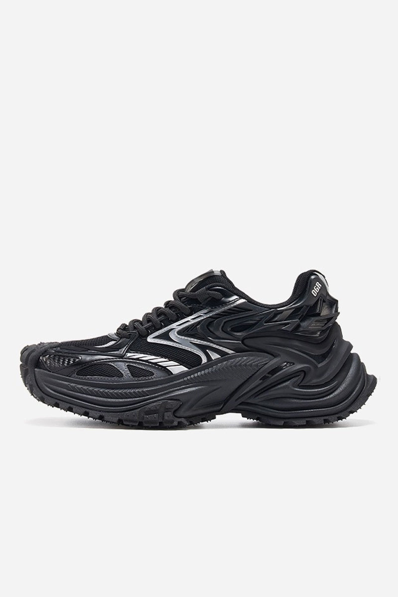 Rattlesnake Series Silver Running Dad Sneakers - EU Only