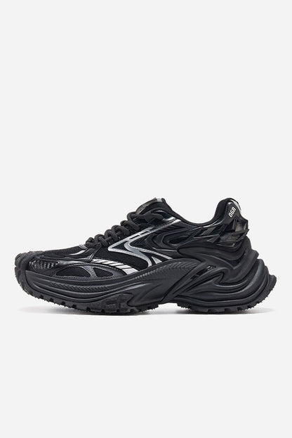 Rattlesnake Series Silver Running Dad Sneakers