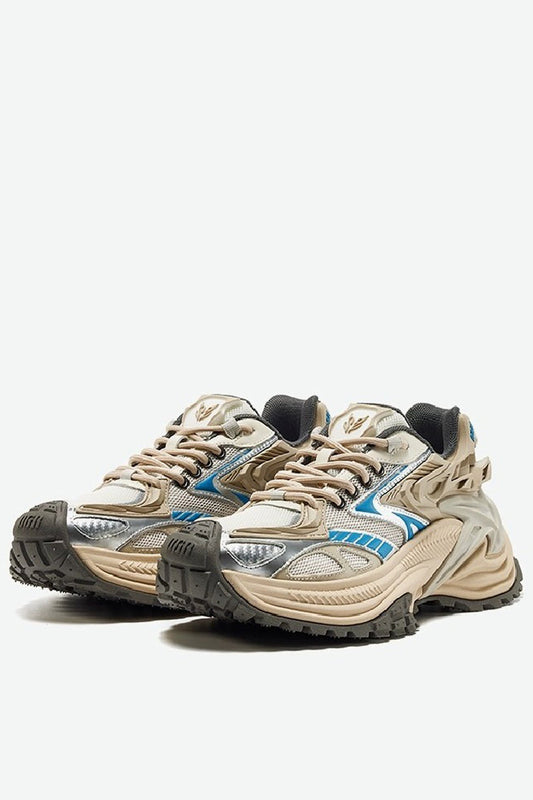 Rattlesnake Series Silver Running Dad Sneakers - EU Only