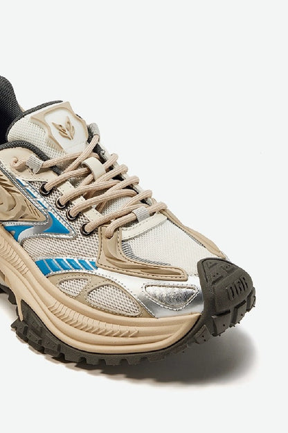 Rattlesnake Series Silver Running Dad Sneakers - EU Only