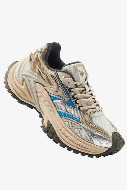 Rattlesnake Series Silver Running Dad Sneakers
