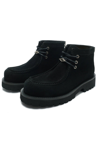 Shearling Moc Toe Lug Boots