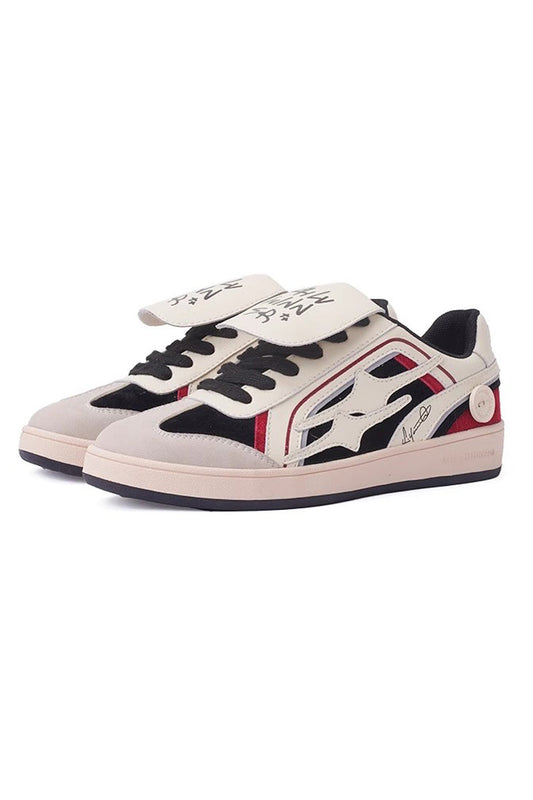 Black Red Dexter Sneakers