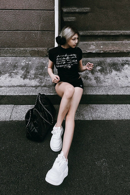 Chunky Platform White Sneakers