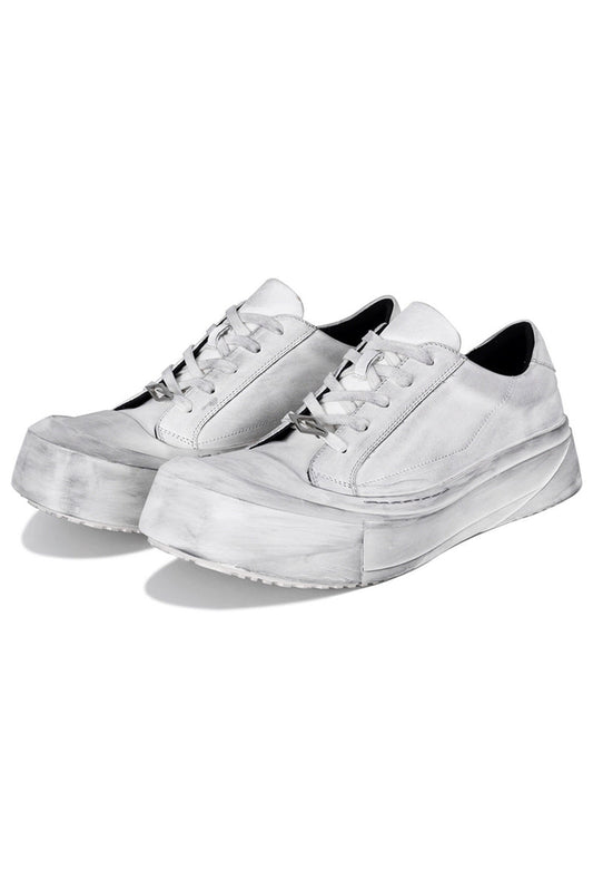 Leather Toe Cap Platform Sneakers