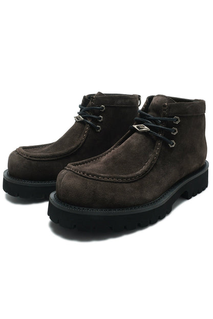 Shearling Moc Toe Lug Boots