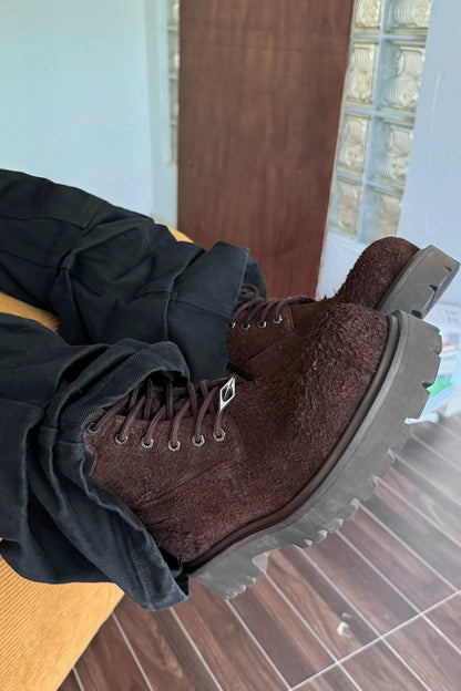 Terra Incognita Suede Lug-Sole Combat Boots