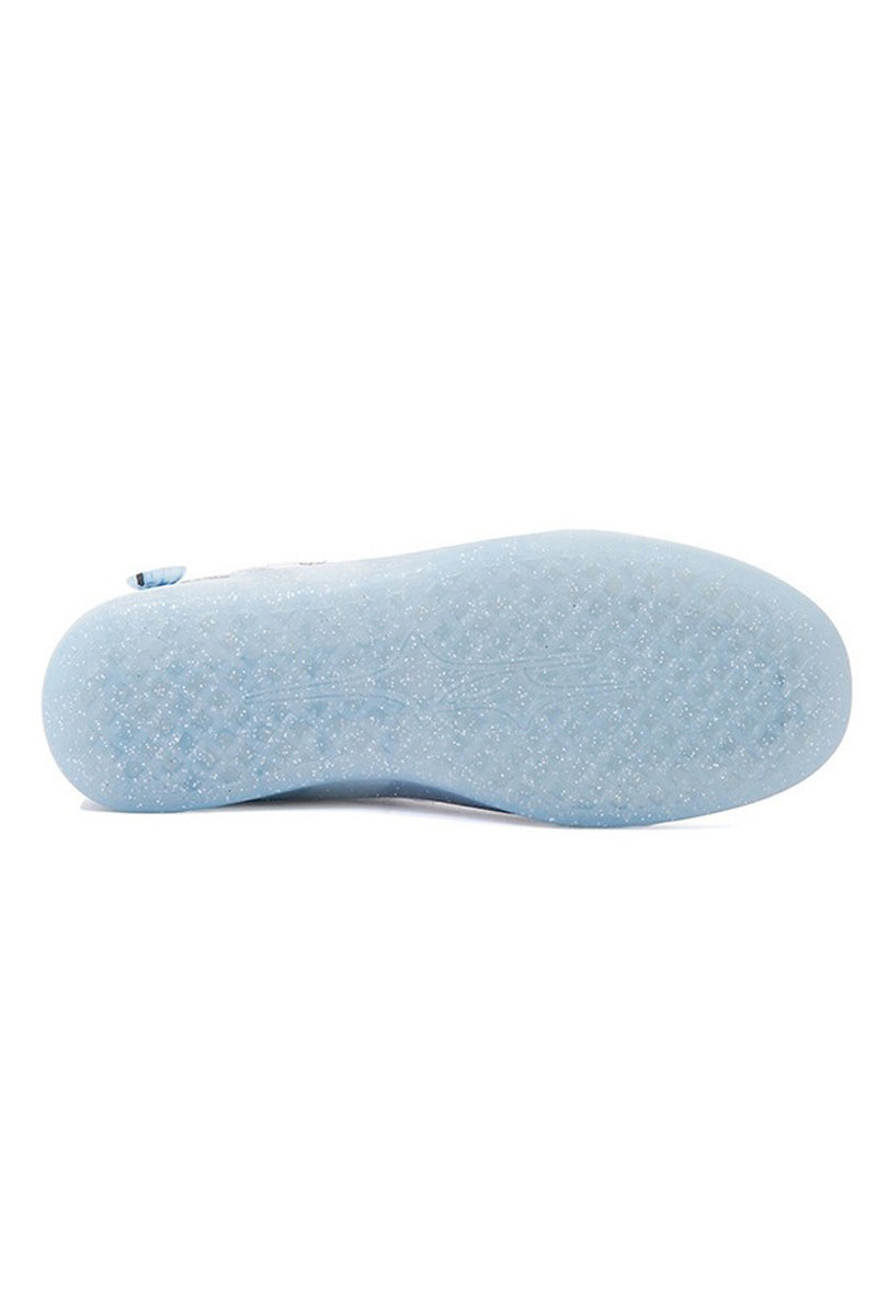 Icy Blue Unisex Retro Low Top Trainers - EU Only