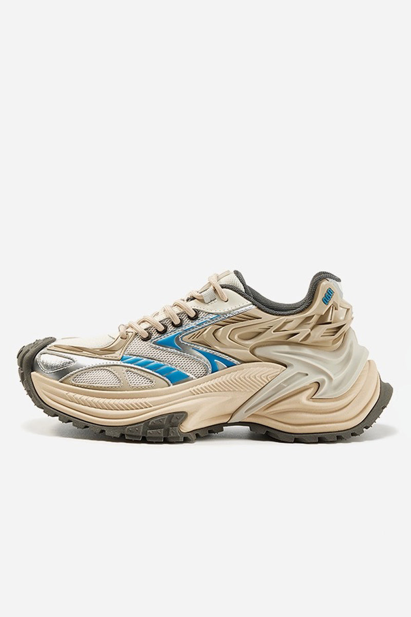 Rattlesnake Series Silver Running Dad Sneakers - EU Only