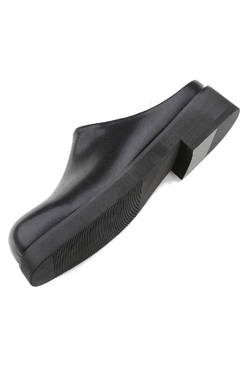 Cut-Line Leather Clog Mules - EU Only