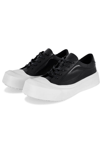 Chunky Leather Platform Sneakers