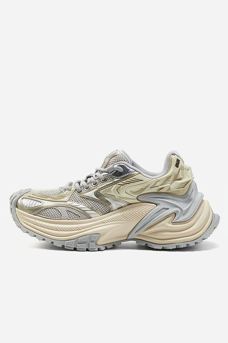 Rattlesnake Series Silver Running Dad Sneakers - EU Only