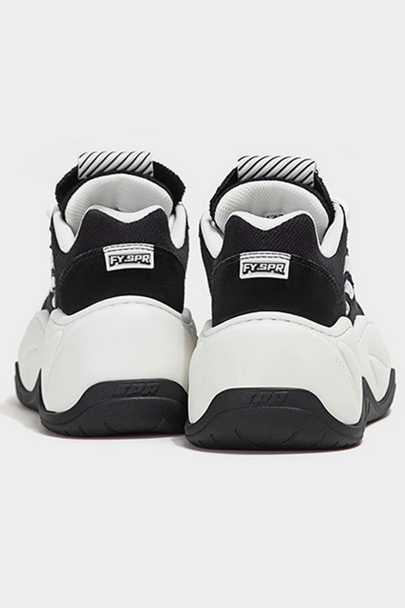 Chunky Platform Black Sneakers