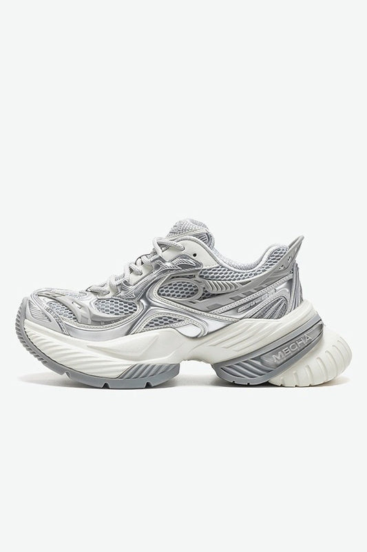 Scorpio Chunky Mesh Platform Sneakers